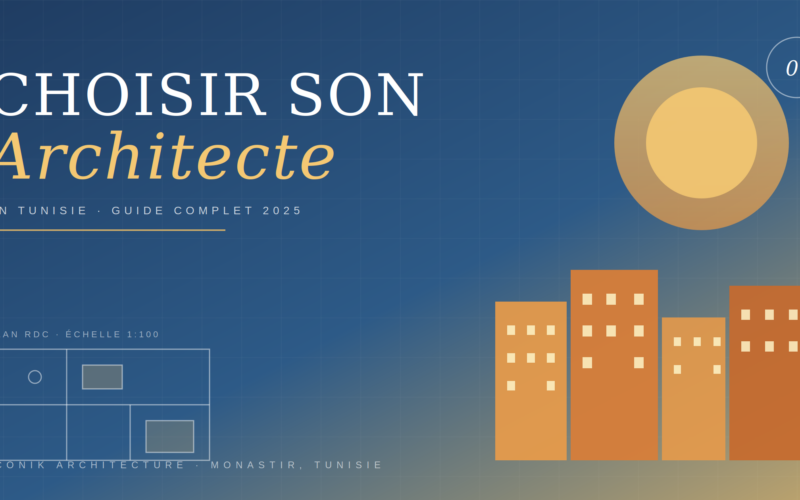 Comment choisir son architecte en Tunisie : guide complet 2025 – ICONIK Architecture