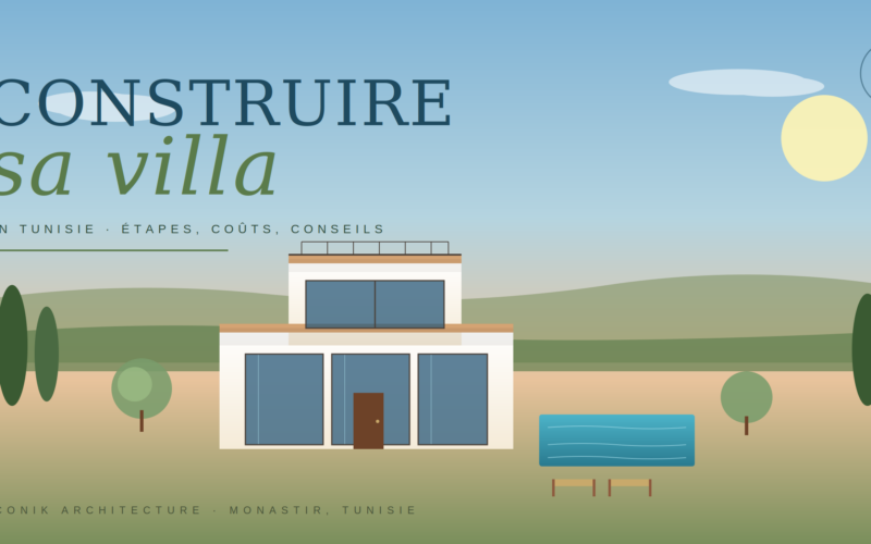 Construire une villa en Tunisie en 2025 : étapes, coûts et conseils – ICONIK Architecture Blog