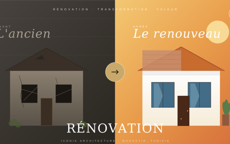 Rénovation de maison en Tunisie : guide, coûts et erreurs à éviter – ICONIK Architecture Blog