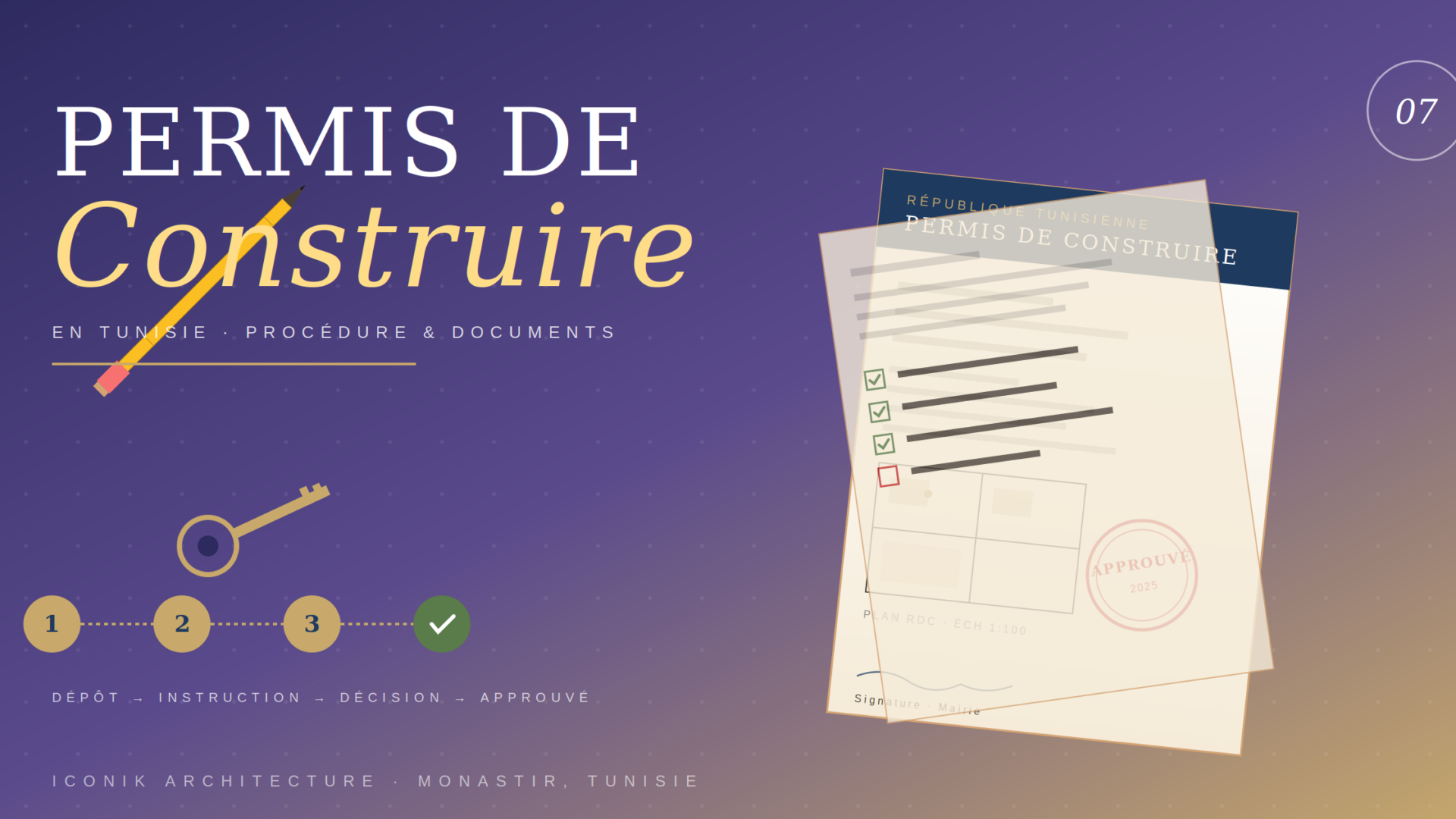 Permis de construire en Tunisie : procédure, délais et documents requis – ICONIK Architecture Blog