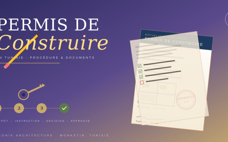 Permis de construire en Tunisie : procédure, délais et documents requis – ICONIK Architecture Blog